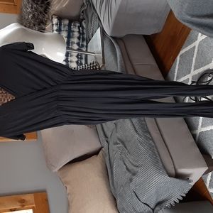 Black stretchy jump suit